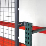 Pallet Rack Mesh Enclosure Close Up